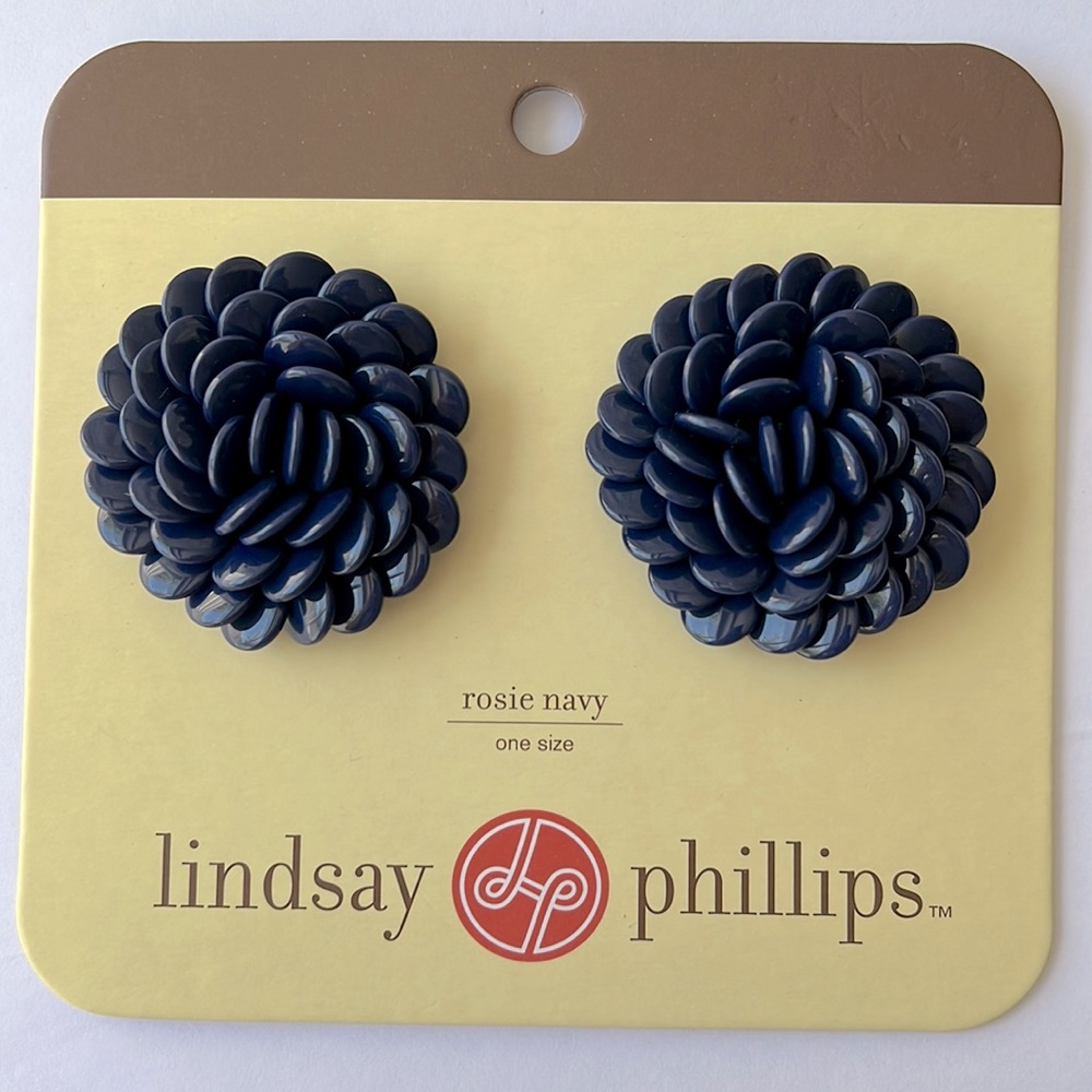 Snaps by Switch Flops navy blue flowers Lindsay Phillips NWT